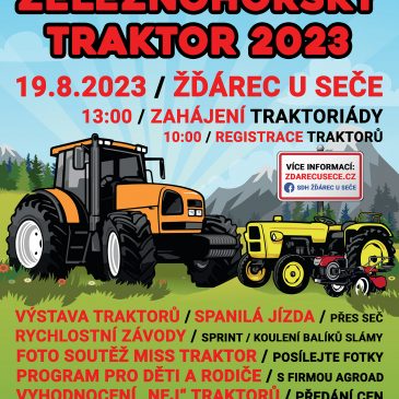 Pozvánka na ŽELEZNOHORSKÝ TRAKTOR 2023