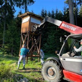 Instalace mysliveckého posedu?