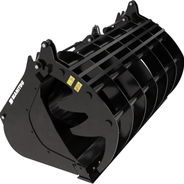 Velkokapacitní lopata s příklopem